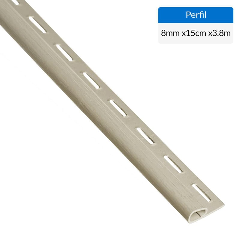 DVP - 3.80 m Perfil término, Vinyl siding