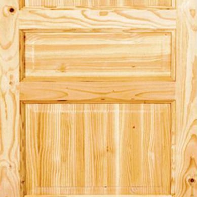 Puerta Exterior Madera pino oregn 90x210 cm Puyehue 122 Natural