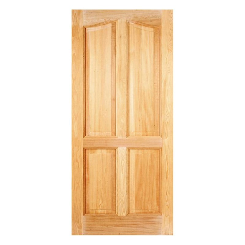 HOLZTEK - Puerta Exterior Madera pino oregón 80x220 cm Rupanco 142 Natural