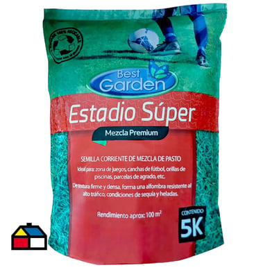 Semilla de Pasto Estadio Sper Premium 5 kg Saco