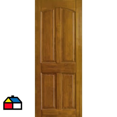 Puerta Lenga Virginia 80x200cm, S/Perf. Estilo Clsica