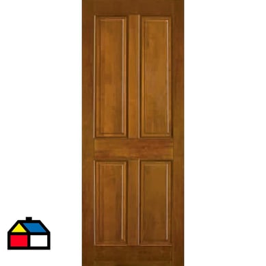 Puerta Lenga Oxford 100x210cm, S/Perf. Estilo Clsica