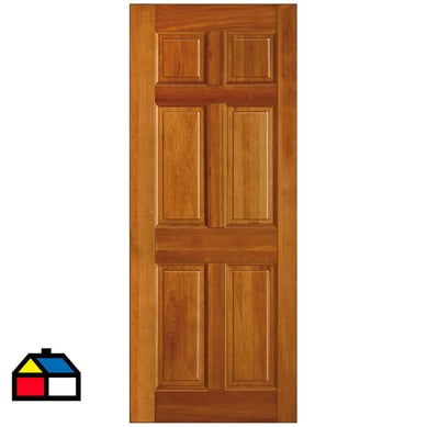 Puerta Lenga Boston 90x200cm, S/Perf. Estilo Clsica