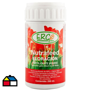 Fertilizante para flores concentrado 250 ml frasco