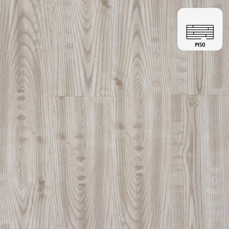 HOLZTEK - Piso vinilico 2 mm 15.7x94.2 cm Albayalde Gris 2.9 m2