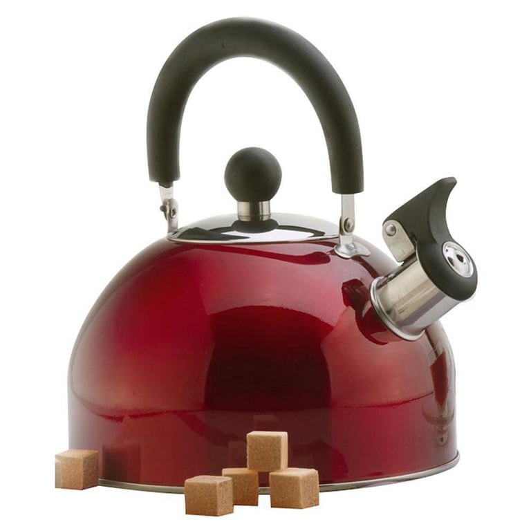 Tetera 2.5 l Acero Inoxidable Rojo | Sodimac - Falabella