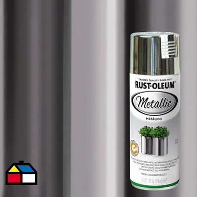 Pintura en spray metlico 312 gr plata