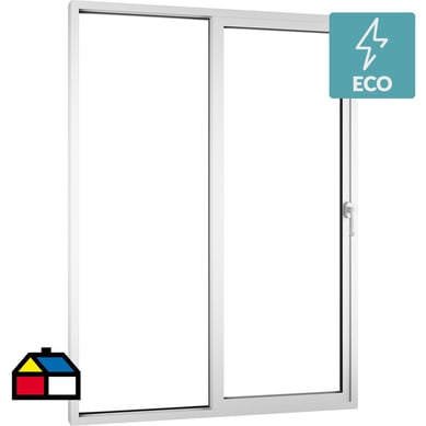 Ventanal Patio Door termopanel PVC americano klassik 150x205 corredera