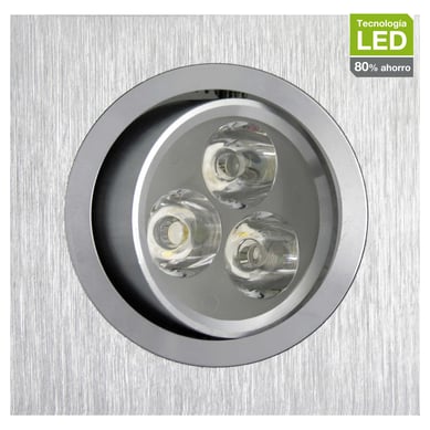 Foco embutido basculante LED 5W.