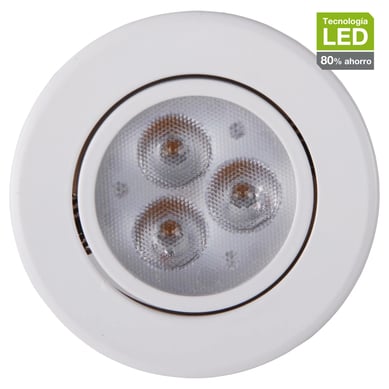 Foco embutido LED 5 W.