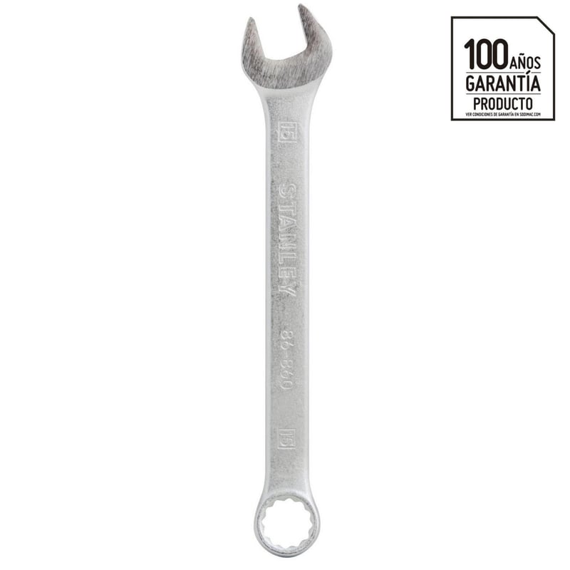 STANLEY - Llave de combinación 15 mm acero cromado