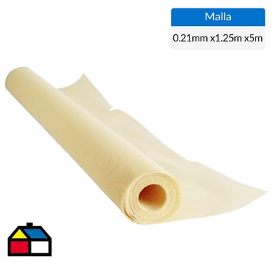 1.25 x 5 m Malla mosquitera crema