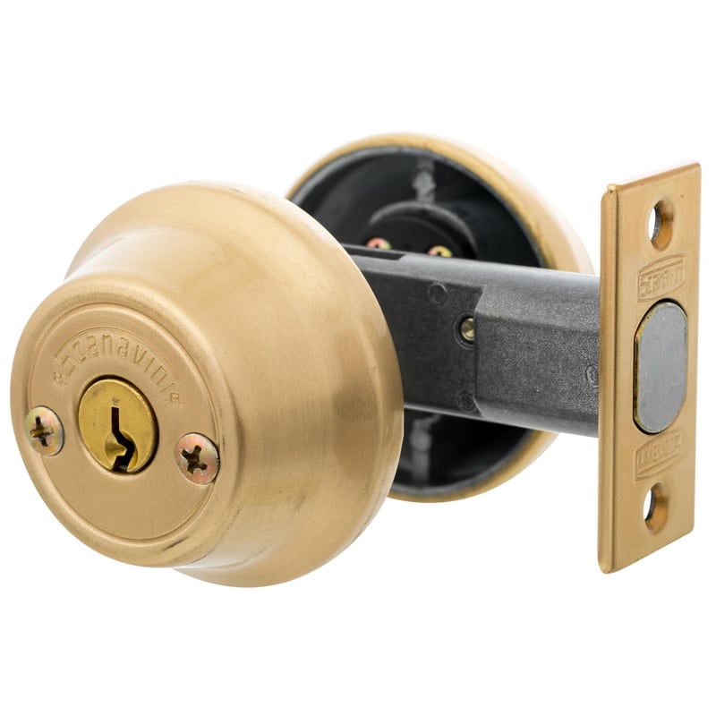 SCANAVINI - Cerrojo de seguridad 4070 bronce satinado