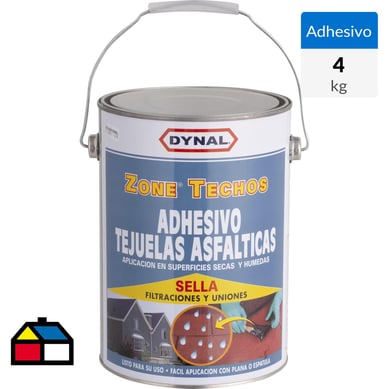 Adhesivo para tejas asflticas 4 kg