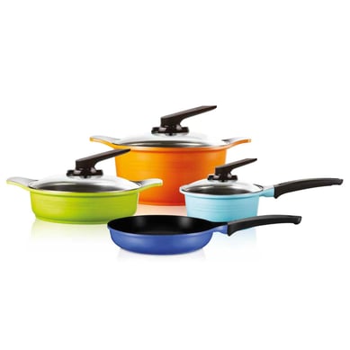 Batera de cocina 7 Piezas cermica multicolor