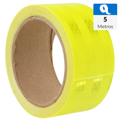 Cinta reflectante 5 m amarillo