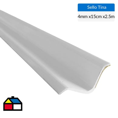 Sello para tina PVC 15 mm