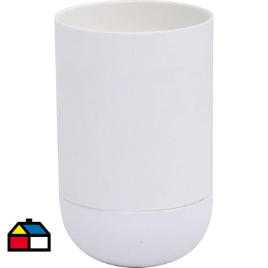 Portalmparas E 27 Borne automtico 100W Blanco