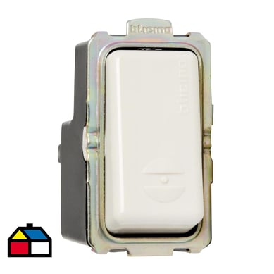 Interruptor pulsador 10A Beige