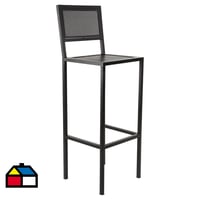 Silla de bar 110x33x33 cm Negro