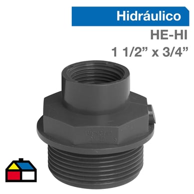 Buje Reduccin PVC-P HE/HI 1 1/2