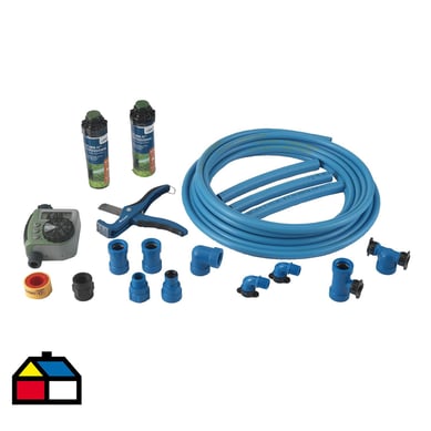 Kit para riego automtico polietileno 50 a 100 m2