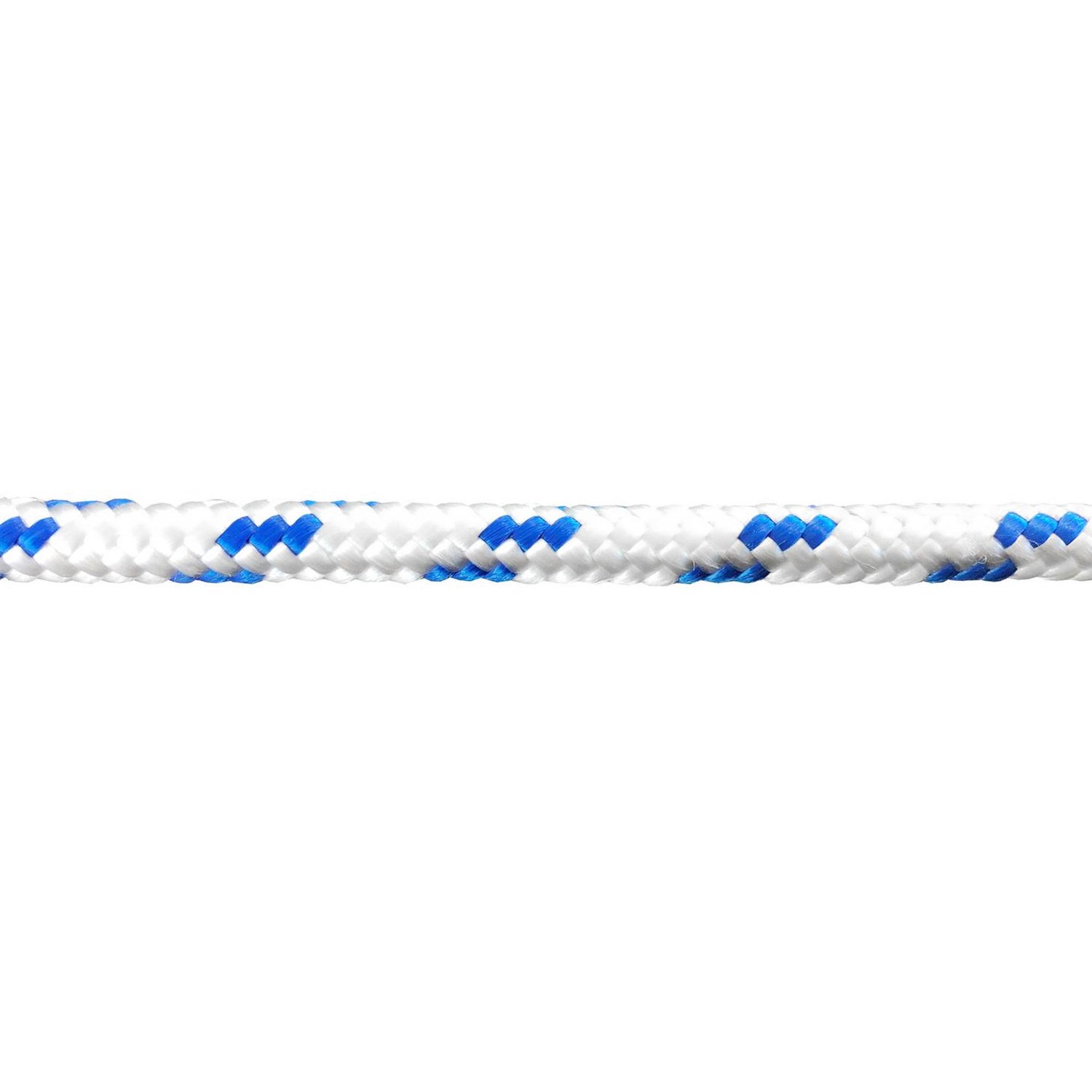 Corde En Polypropylène Tressée 10 Mm X 30,5 M - Solide, Pour Extérieur, Bateau, Camping, Corde à Linge (blanc/bleu/rouge)