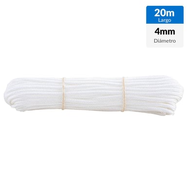 Nylon trenzado 4 mm x 20 m