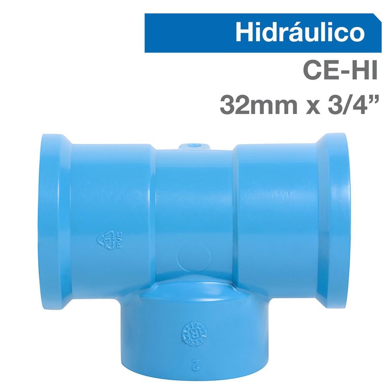 Tee Trans PVC-P CE/HI 32mm x 3/4