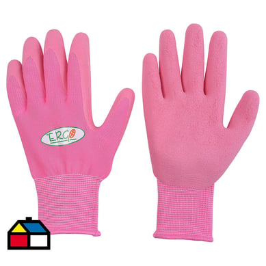 Guantes de ltex rosado