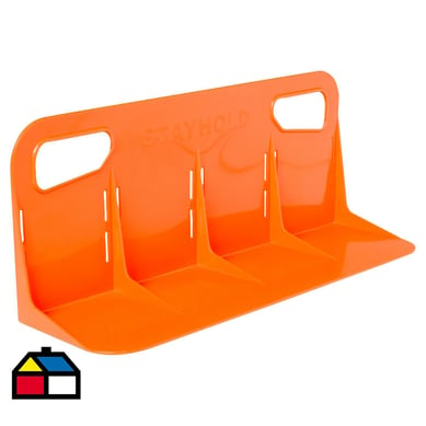 Organizador de carga 45 kg 19x47x14 cm PVC naranjo