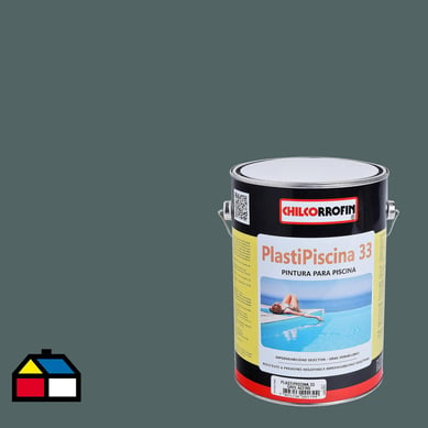 Plastipiscina 33 gris acero