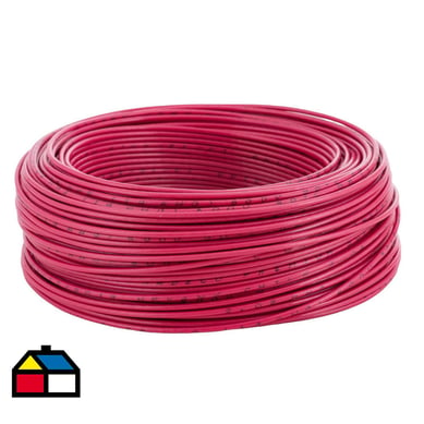 Cable elctrico Premium (Thhn) 14 Awg 100 m Rojo