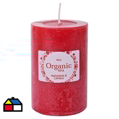 Vela aromtica manzana y canela rojo