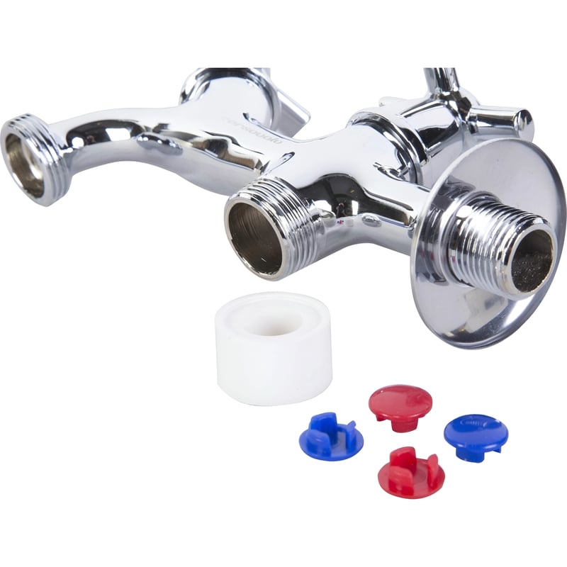 Llave lavadero doble shop