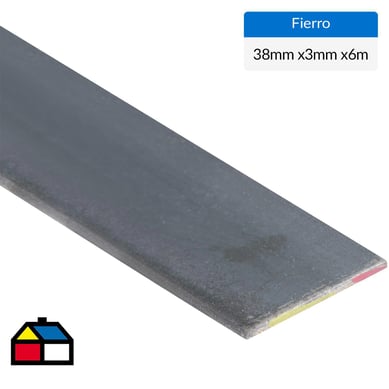 38x3mm x6m Fierro barra plana laminada en caliente