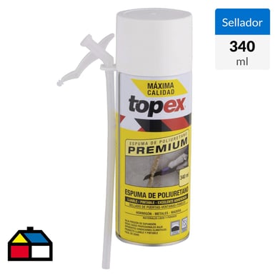 Espuma de poliuretano 340 ml amarillo