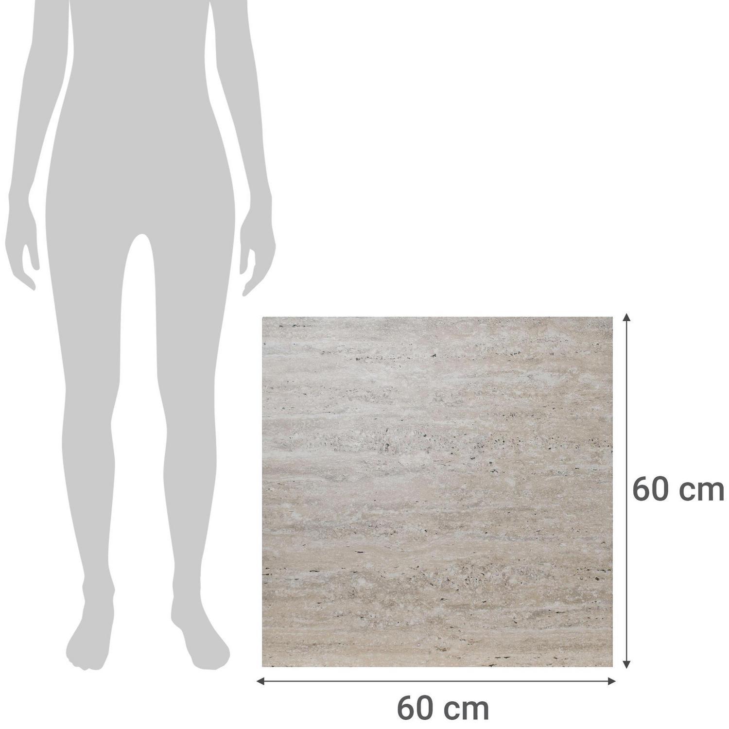 Porcelanato 60x60 cm Travertino Beige 1.44 m2 | Sodimac Chile
