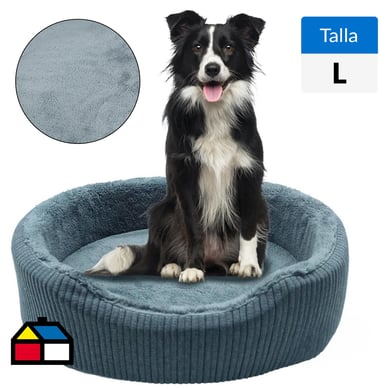 Cama para mascota con cojn reversible L 68x84 cm