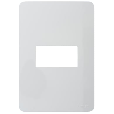 Placa modular  1 mdulo  - Blanco Orion
