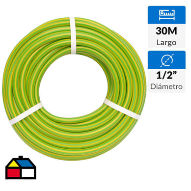 Manguera 30 m verde Verde/Amarillo