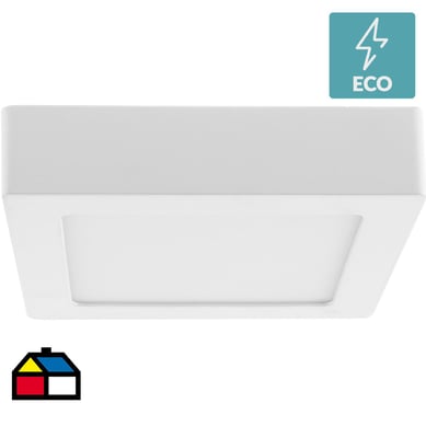 Panel sobrepuesto cuadrado LED 12 W