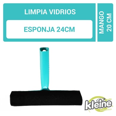 Limpia vidrios con mango 24x20 cm