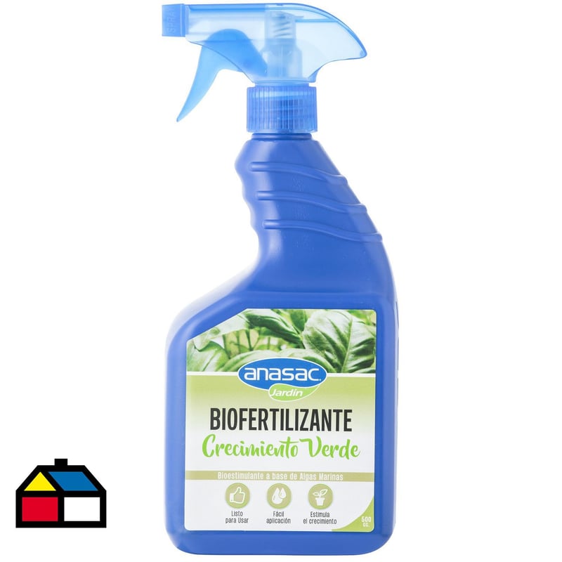 ANASAC - Biofertilizante para crecimiento verde 500 ml spray