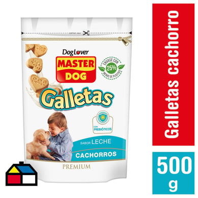 Snack galleta para cachorro 500 gr leche