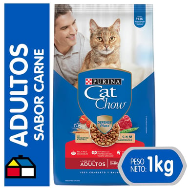 Alimento seco para Gato Adulto Carne 1 kg