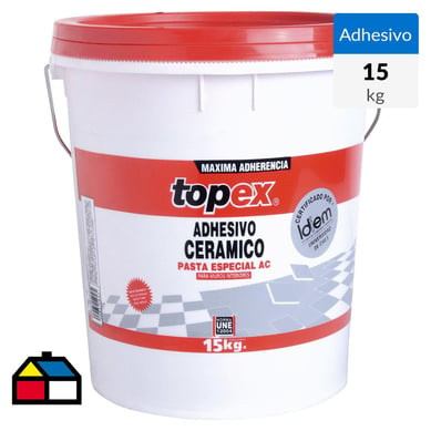 Adhesivo cermico muro superficie flexible 15 kg