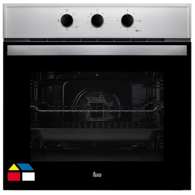 Horno elctrico empotrable 70 litros negro/inox