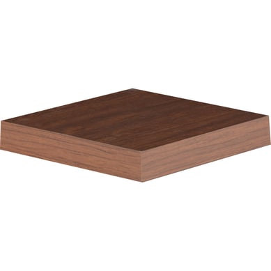 Repisa de melamina 25x25x3,8 cm caf