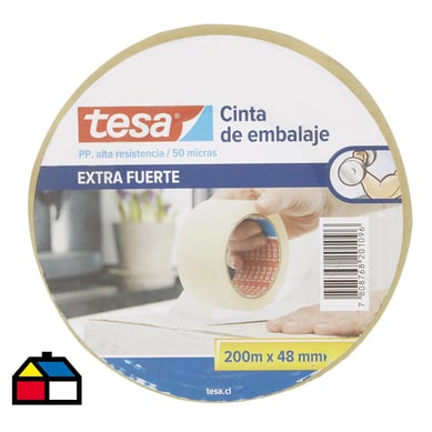 Cinta para embalaje extra fuerte 48 mm 200 m